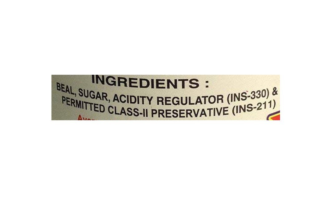 Harnarains Murabba Beal    Plastic Jar  900 grams